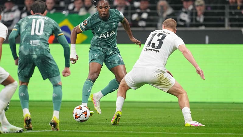 Ligue Europa - Eintracht Francfort-Tottenham, quart de finale retour - Mathys Tel, le 17 avril 2025