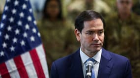 Le secrétaire d'État américain Marco Rubio en Israël, le 24 octobre 2024