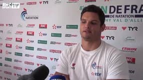 Football / Florent Manaudou encourage les Bleus - 03/07