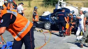 Accident routier mortel à Carcassonne, le 10 août 2013 (photo d'illustration).