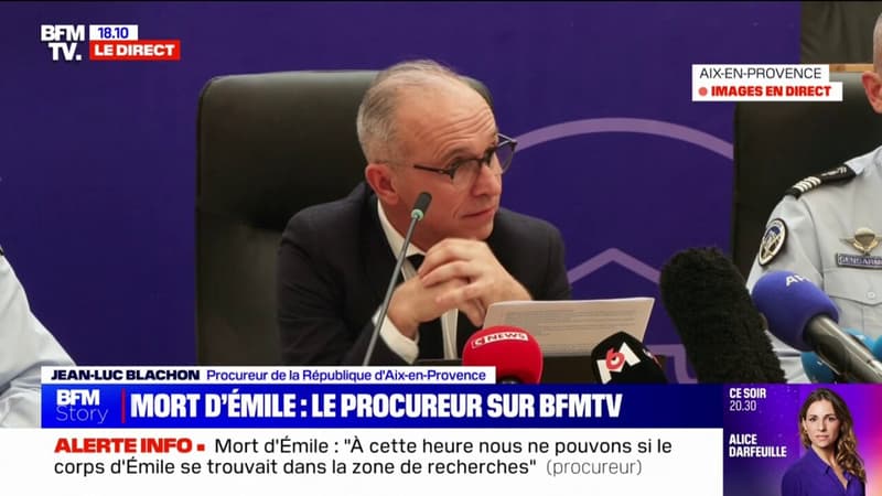 Mort d'Émile: À cette heure, aucun lien objectif n'est établi entre la mise en situation et la découverte d'un crâne humain par une promeneuse, indique le procureur de la République d'Aix-en-Provence 