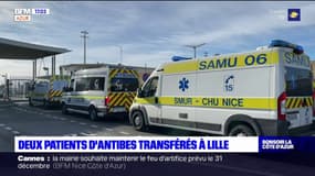 Covid-19: deux patients ont été transférés de l'hôpital d'Antibes à celui de Lille