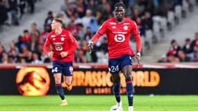 Amadou Onana, milieu de terrain du LOSC, en mai 2022