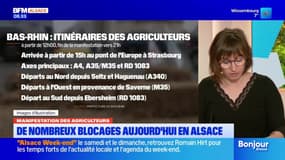 Alsace: de nombreuses actions d'agriculteurs prévues ce lundi