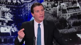 L'avocat de Gérard Depardieu, Me Jérémie Assous, sur le plateau de BFMTV dimanche 30 mars 2025.