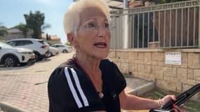 Josiane, habitante française d'Ashkelon (Israël), non-loin de la bande de Gaza