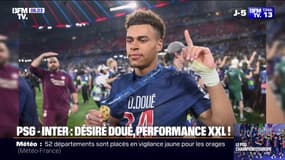 PSG-Inter: la performance de Désiré Doué, 19 ans, saluée à l’international 