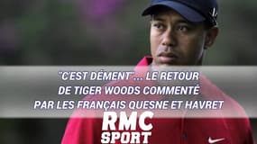 Golf : "C'est dément", "exceptionnel"... Le retour de Tiger Woods commenté par les Français Quesne et Havret