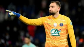 L'Italien Gianluigi Donnarumma au Parc des Princes le 31 janvier 2022