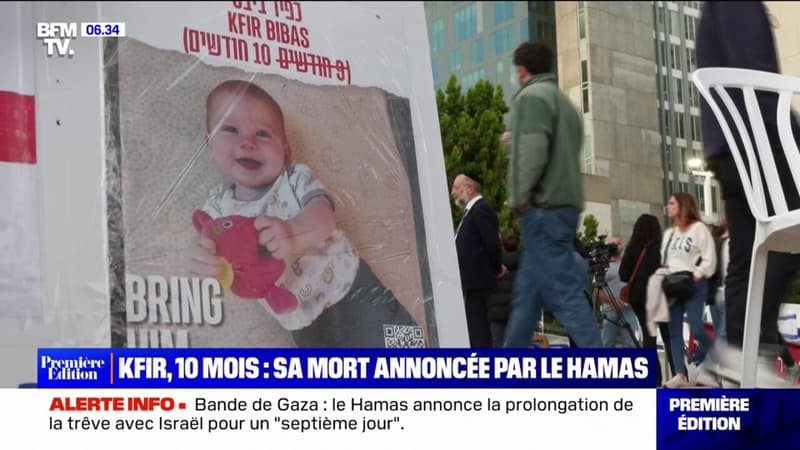 Otages à Gaza: la mort de Kfir, 10 mois, annoncée par le Hamas, Israël dit 