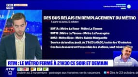 Métro fermé dès 21h30 à Marseille: les alternatives pour se déplacer