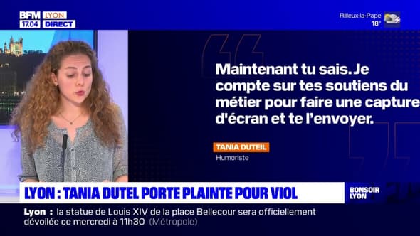 Lyon: Tania Dutel porte plainte pour viol