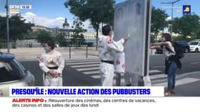 Lyon: nouvelle action anti-pub menée sur la Presqu'île