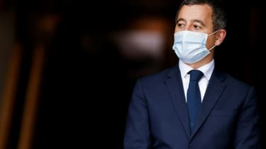 Le ministre de l'Intérieur Gérald Darmanin, le 20 octobre 2020 à Bobigny