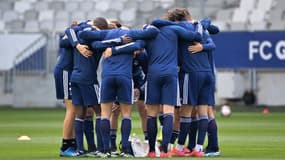 Les joueurs de Bordeaux en groupe