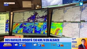 Dépression Kirk: des rafales jusqu'à 130km/h en Alsace