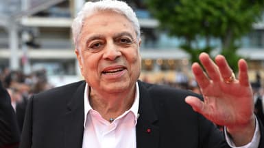 Le chanteur et compositeur français Enrico Macias lors de la 78e édition du Festival de Cannes à Cannes, le 13 mai 2025.