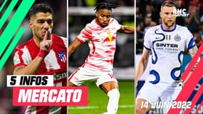 Skriniar, Nkunku, Suarez... Les 5 infos mercato du 14 juin à la mi-journée 