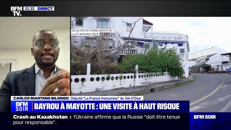 Carlos Martens Bilongo (LFI) sur Mayotte: J'ai honte de constater qu'en 2024, il n'y a pas de charpente qui puisse tenir dans un territoire français