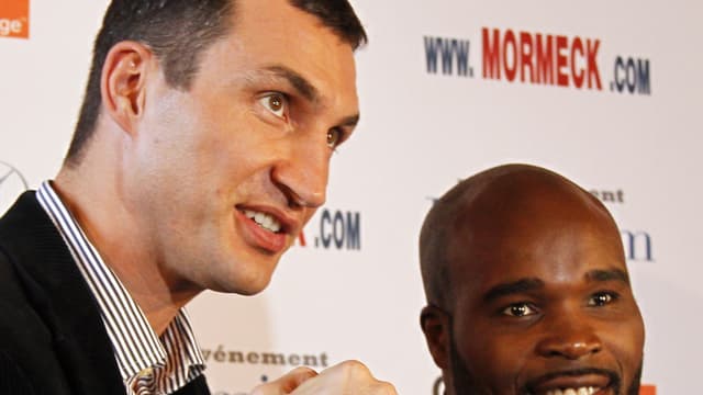 vladimir Klitschko et Jean-Marc Mormeck