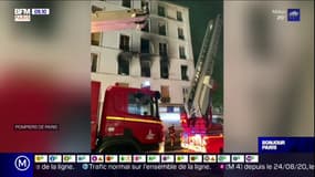 Paris: cinq blessés légers après un incendie d'immeuble dans le 13e