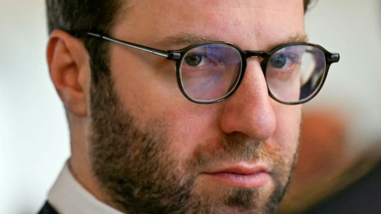 Le ministre de l'Économie Antoine Armand au Havre, le 7 novembre 2024