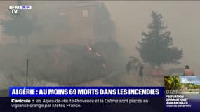 Les incendies en Algérie ont fait au moins 69 morts