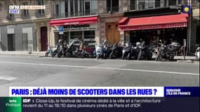 Paris: déjà moins de scooters dans les rues? 