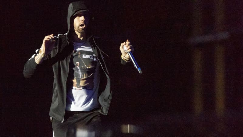 Eminem en concert en juillet 2018