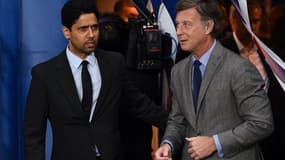 Nasser Al-Khelaifi et Sébastien Bazin
