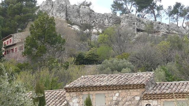 Eygalières, dans le massif des Alpilles