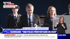 Prisons: Gérald Darmanin estime que les conséquences de la surpopulation carcérale "ne sont pas dignes d'un pays comme la France"