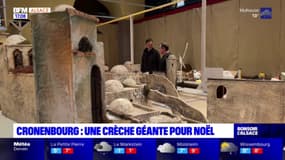 Cronenbourg: une crèche géante pour Noël