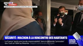 À Montpellier, Emmanuel Macron interrogé par des parents d'élève sur la réouverture des écoles: "On va rouvrir, je m'y engage"