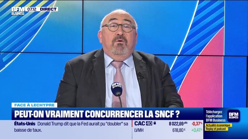 Emmanuel Lechypre face à Jean-Marc Daniel : Peut-on vraiment concurrencer la SNCF ? - 11/12