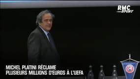 Michel Platini réclame plusieurs millions d'euros à l'UEFA