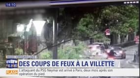 Les images de vidéosurveillance des coups de feux tirés à La Villette mercredi