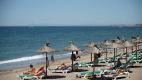 Une plage de Marbella, dans le sud de l'Espagne, le 7 juin 2021.