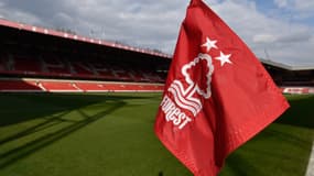 Le logo de Nottingham Forest, le 1 avril 2023.
