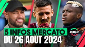 Lenglet, Neymar, Osimhen... Les 5 infos mercato du 26 août à 11h