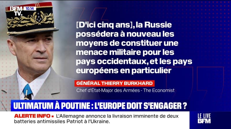 Le chef d'état-major des armées estime que la Russie pourrait représenter une 