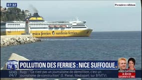 À Nice, les ferries empoisonnent le quotidien des habitants du port