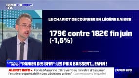 Les prix du "panier des BFM" a baissé de 1,6% en une semaine