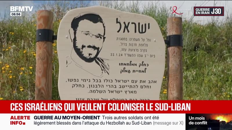 Guerre du Moyen-Orient: des Israéliens veulent coloniser le Sud-Liban