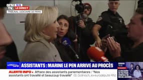 Affaire des assistants parlementaires RN: “Je suis très sereine”, affirme Marine Le Pen
