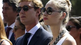 Pierre Casiraghi et Béatrice Borromeo, le 11 juillet à Monaco.