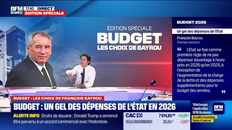 Édition spéciale - Budget : le choix de Bayrou - 15/07