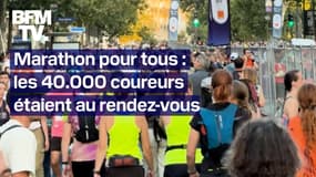  "On a bien conscience que c'est la première fois dans le cadre des JO": les coureurs du Marathon pour tous étaient au rendez-vous 