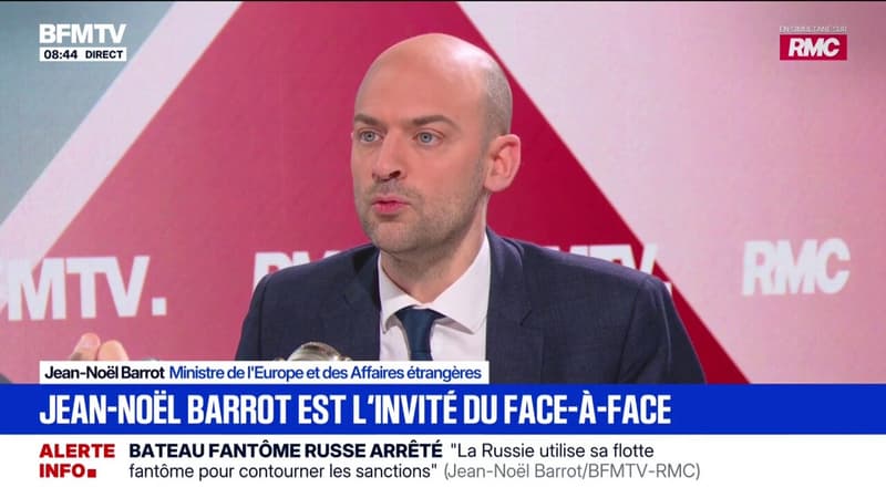 Menaces de Donald Trump: Jean-Noël Barrot salue "l’unanimité qui s’est formée sur l’ensemble du spectre politique pour soutenir les positions du président de la République"
