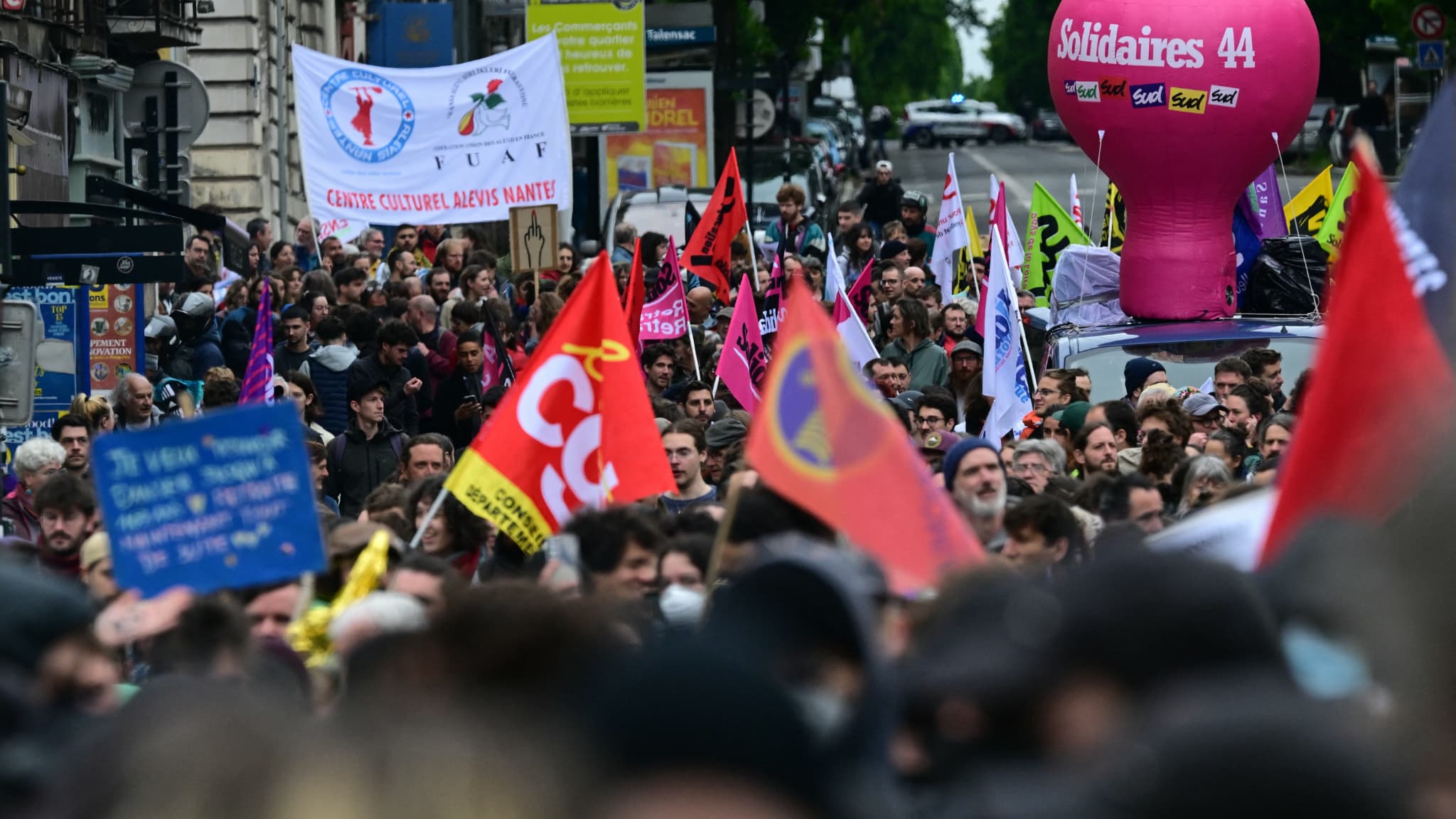 Manifestation du 1er mai 2024 à P Manifestation du 1er mai 2024 à P
